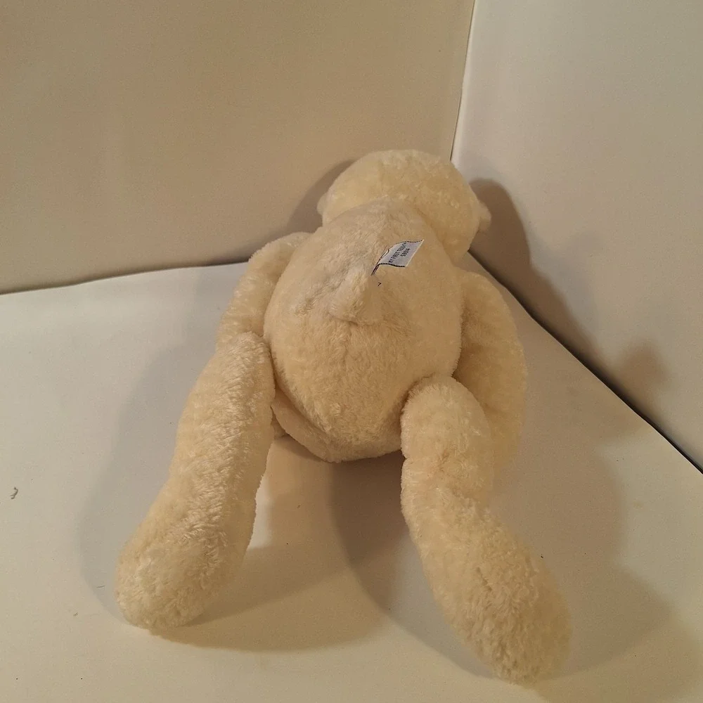 Baby Gund My First Teddy Plush Pastel Yellow Stuffed Animal Missing Necktie‎
